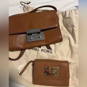Michael Kors Small Cross Body and matching wallet